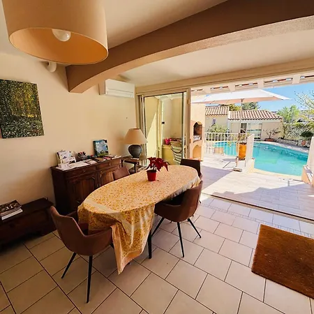 200 M², Piscine Privée, 4 10 Min Montpellier Villa *